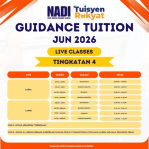 GUIDANCE TUITION JUN 2026 TINGKATAN 4