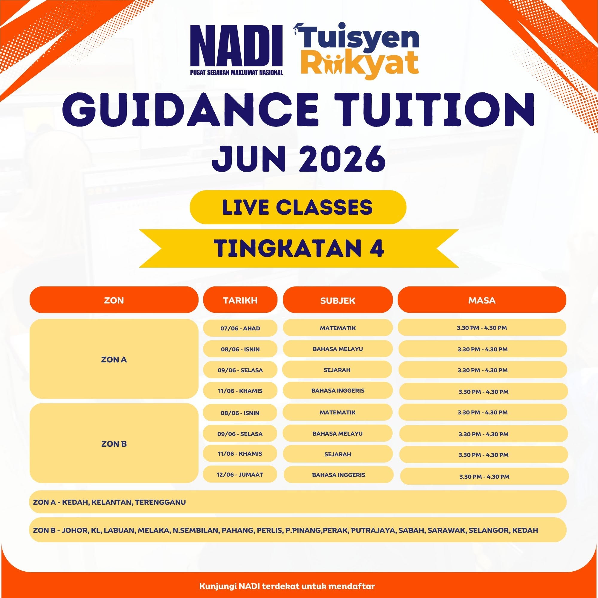 2 GUIDANCE TUITION JUN 2026 TINGKATAN 4
